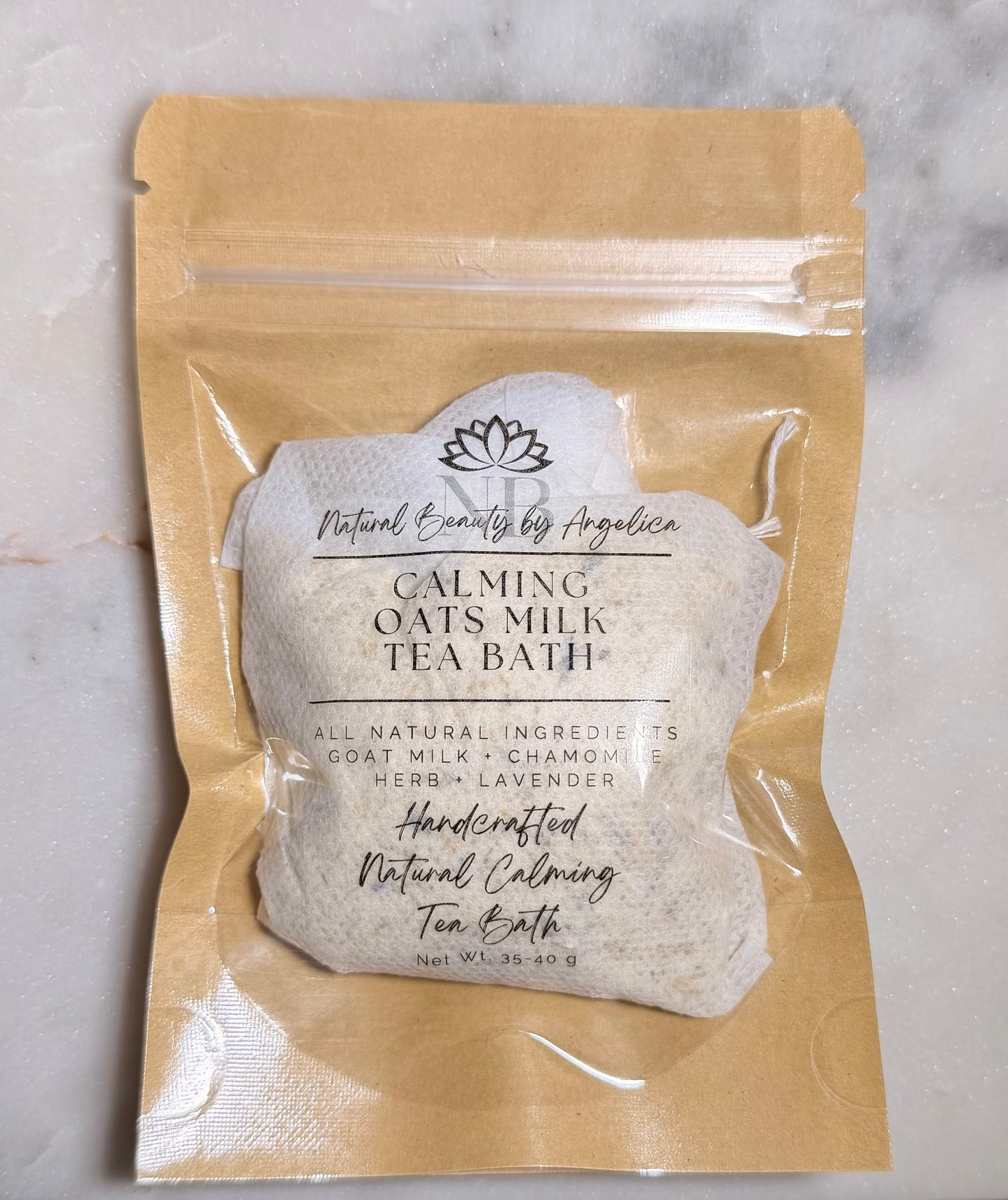 Calming Oats Milk Tea Bath